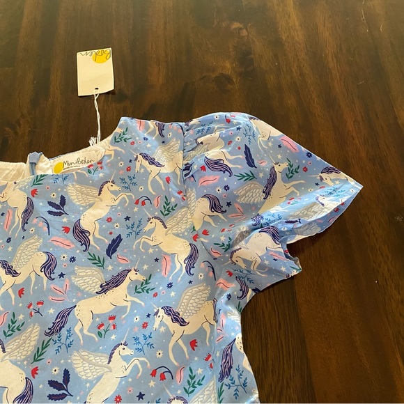 Mini Boden Unicorn Bow Party Dress - Picture 3 of 12
